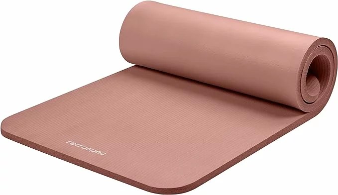 a pink retrospec pilates mat, best at-home pilates equipment