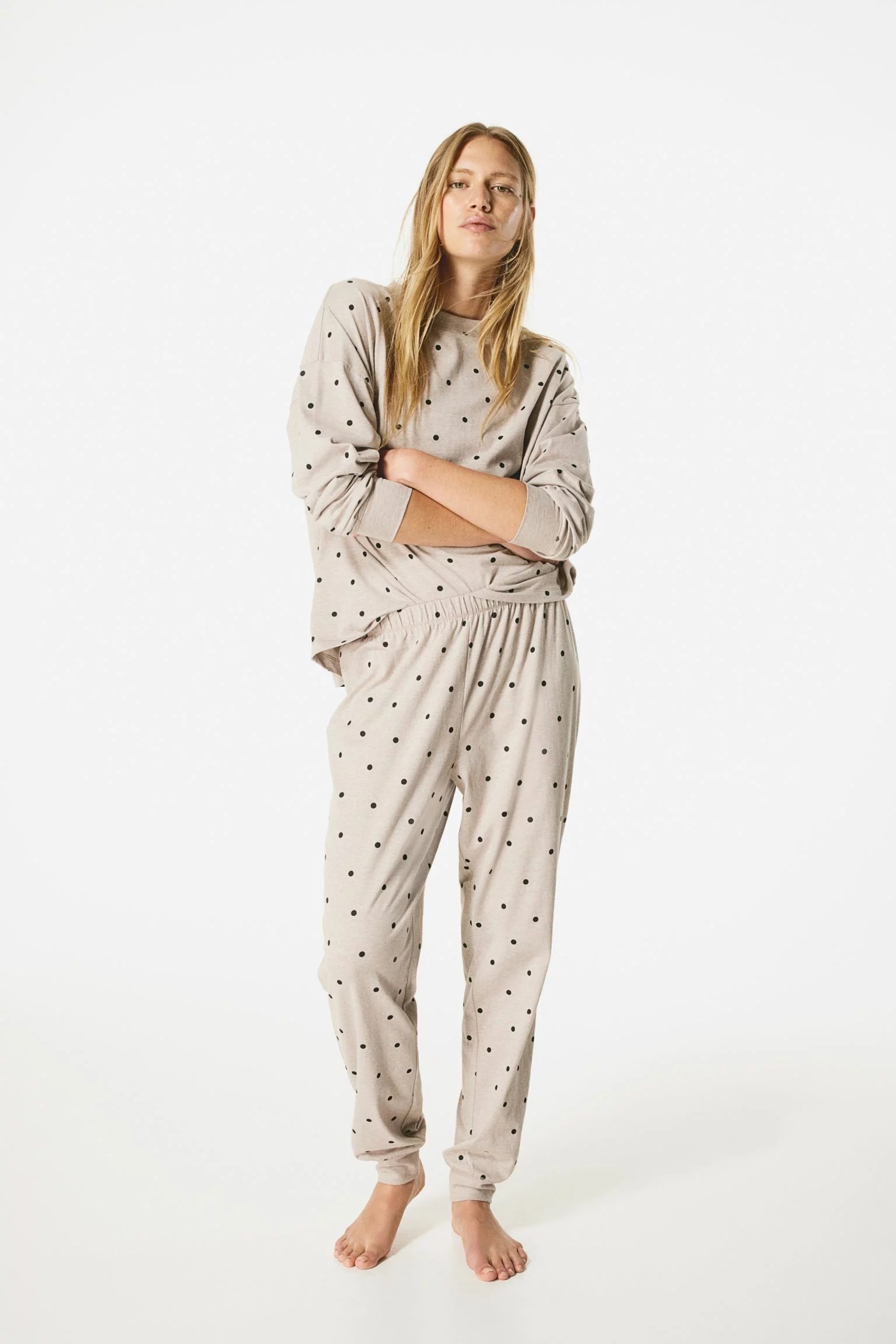 Gemusterter Jersey-Pyjama von H&M