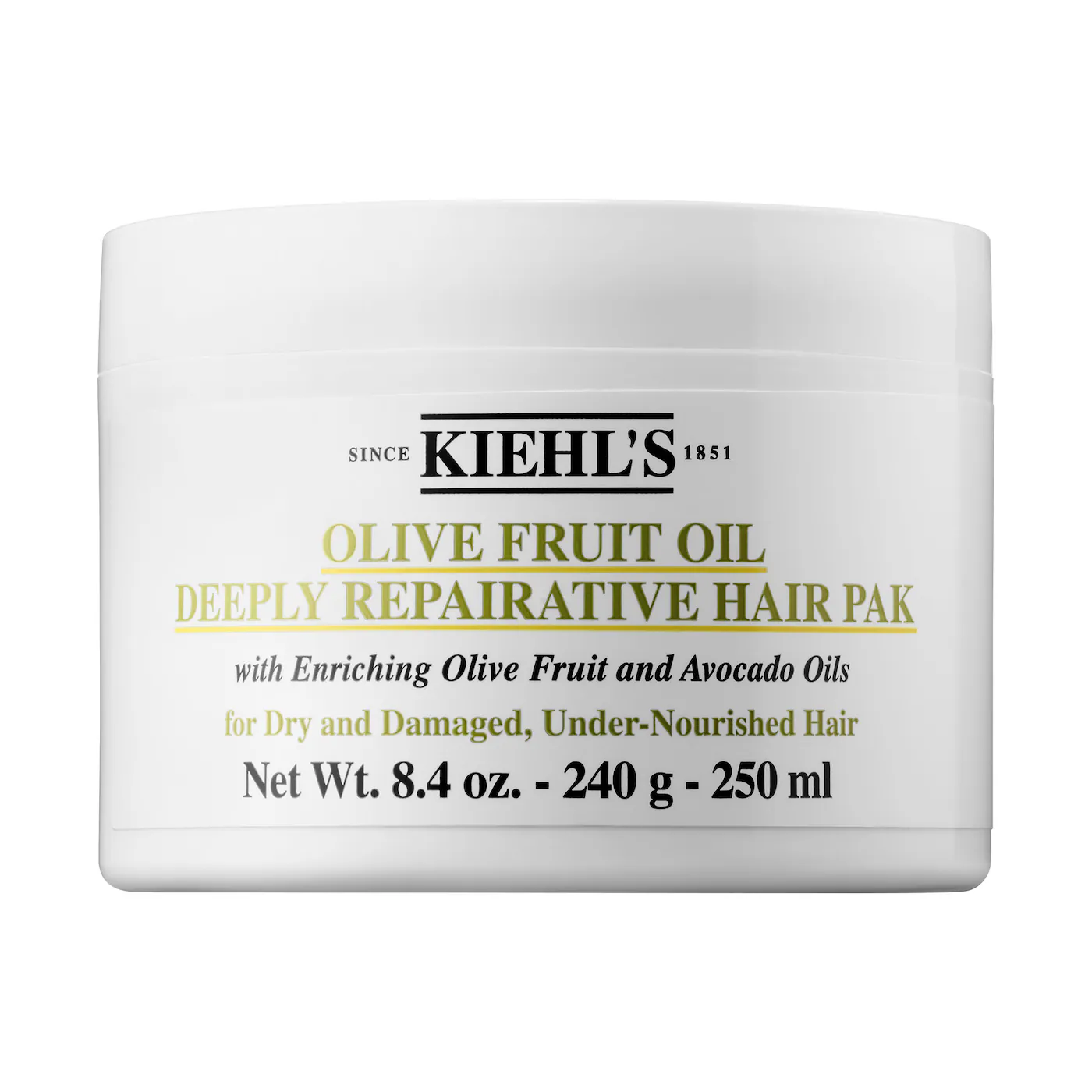 Kiehl’s Olive Fruit Oil Deeply Repairative Hair Pak