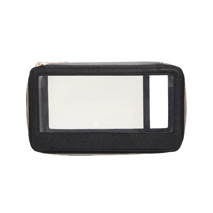 The Daily Edit Black Clear Travel Case