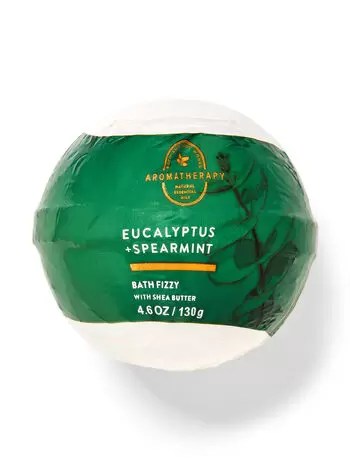 bath and body works eucalyptus fizzy, one of the best bath bombs