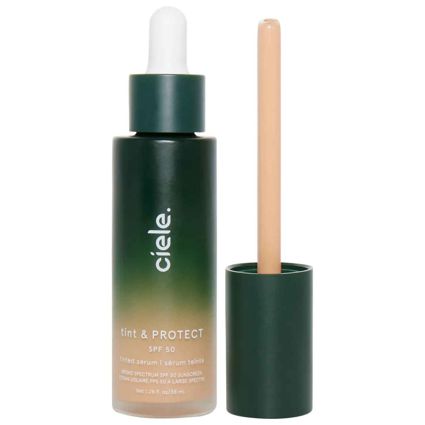 ciele tint and protect spf 50, one of the best foundations for acne-prone skin