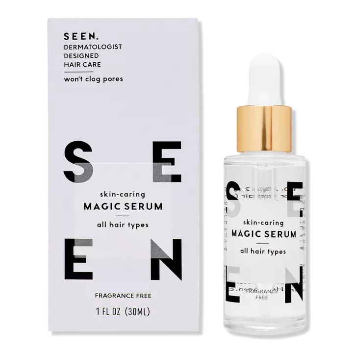 seen magic serum fragrance free, one of the best serums for dry hair
