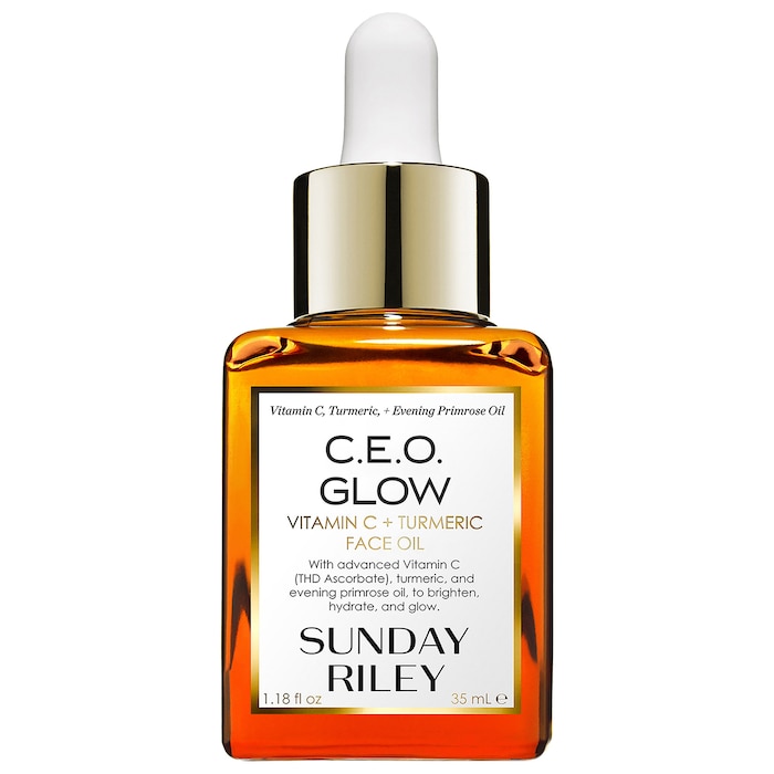 sunday riley ceo glow turmeric face oil, one of the best vitamin c skincare products