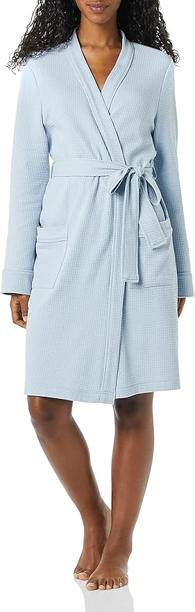 Amazon Essentials Women’s Mid-Length Plush Robe