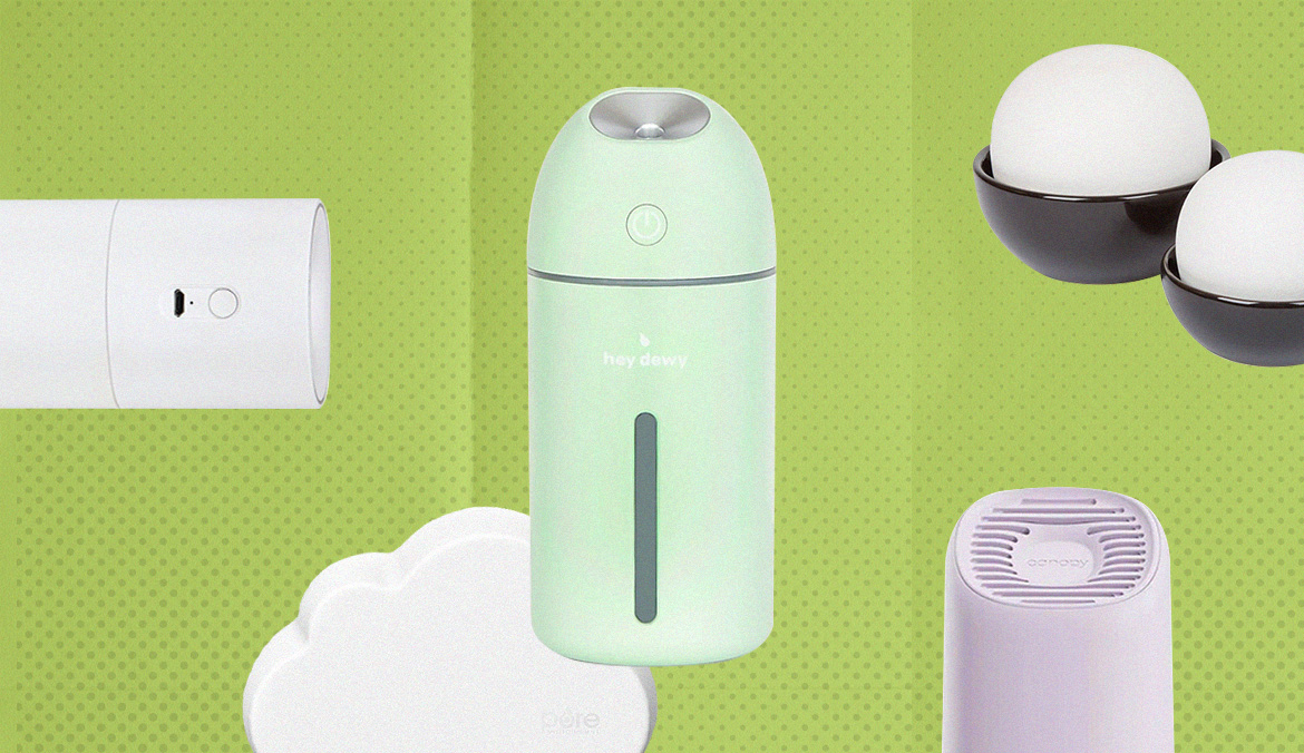collage of the best portable humidifier
