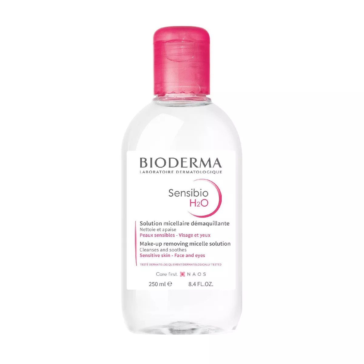 bioderma micellar water, one of the best oil-free makeup removers