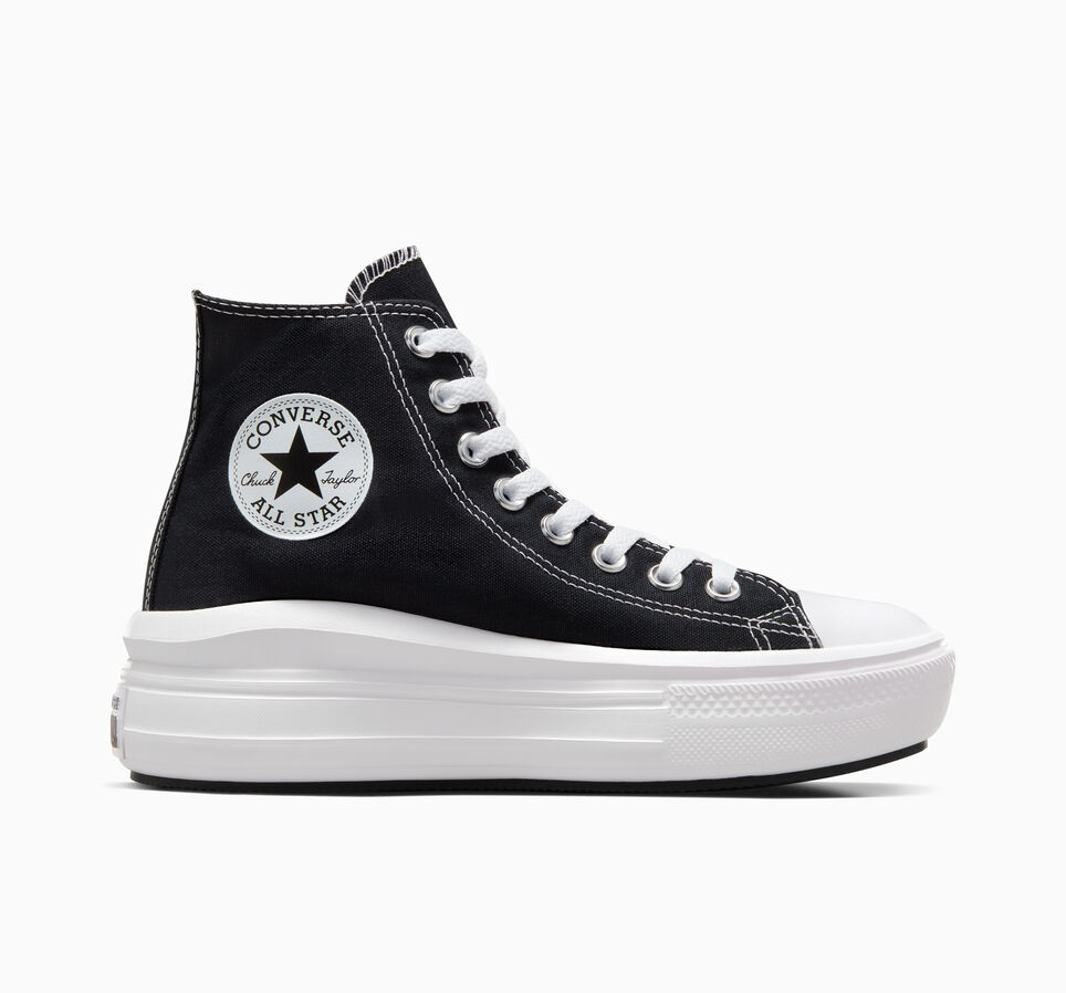 converse all star platforms, one of the best black sneakers