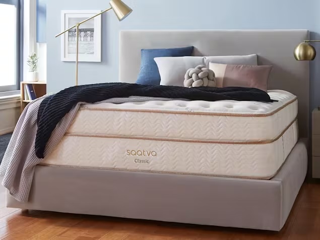 saatva classic, one of the best firm mattress options