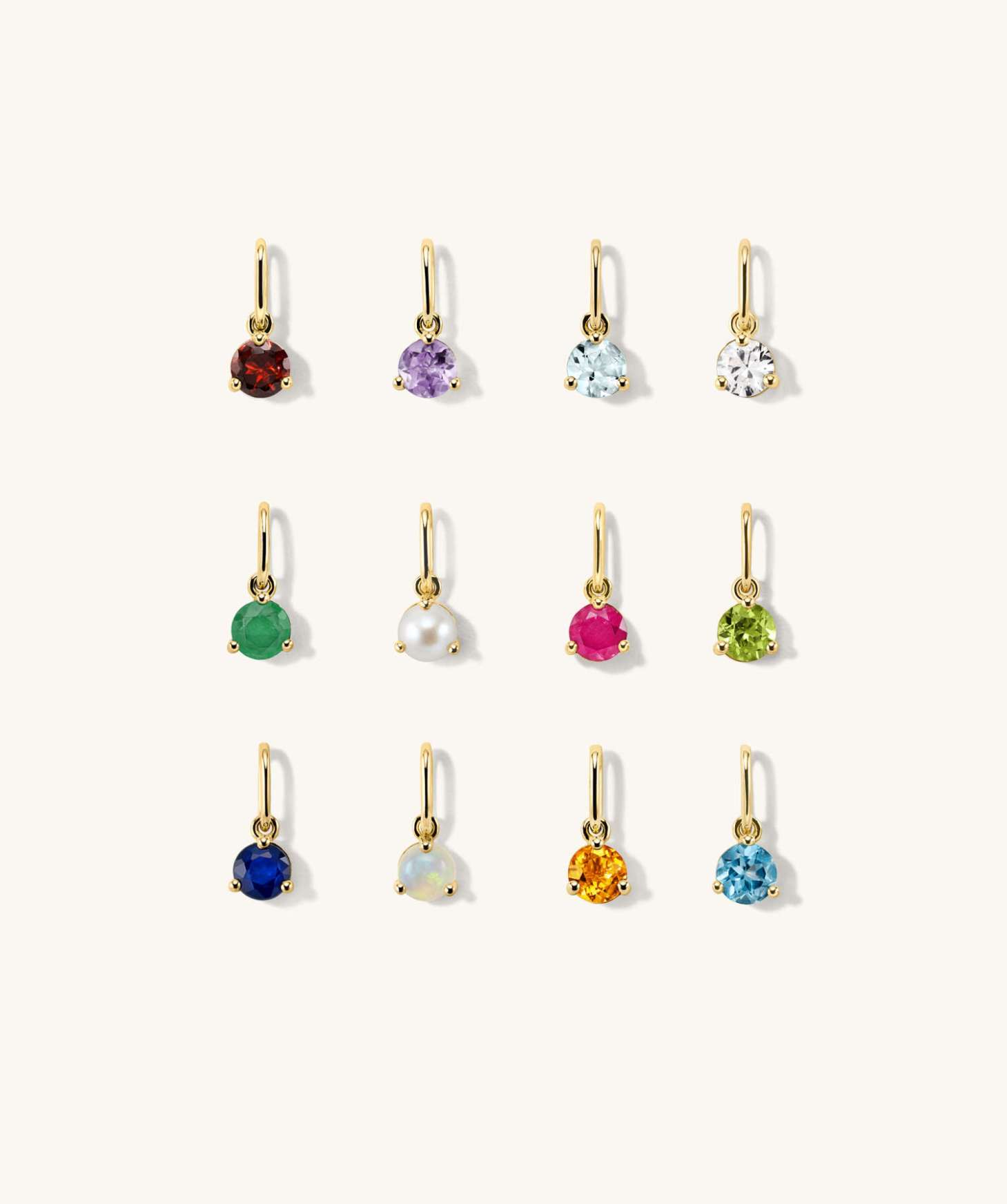mejuri birthstone pendants, from our mother's day gift gudie