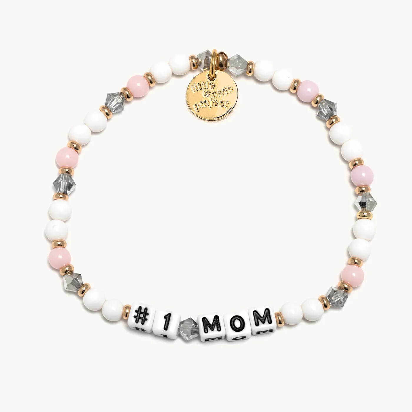 little words number one mom bracelet, from our mother's day gift guide