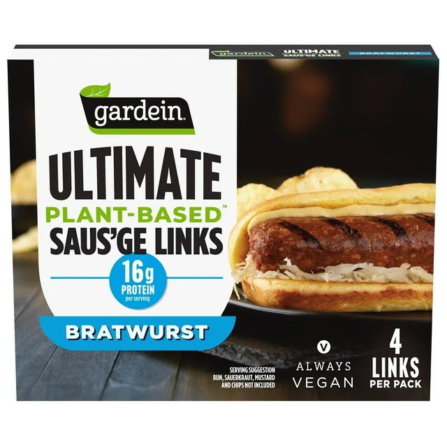 Gardein Ultimate Plant-Based Vegan Saus'ge Bratwurst