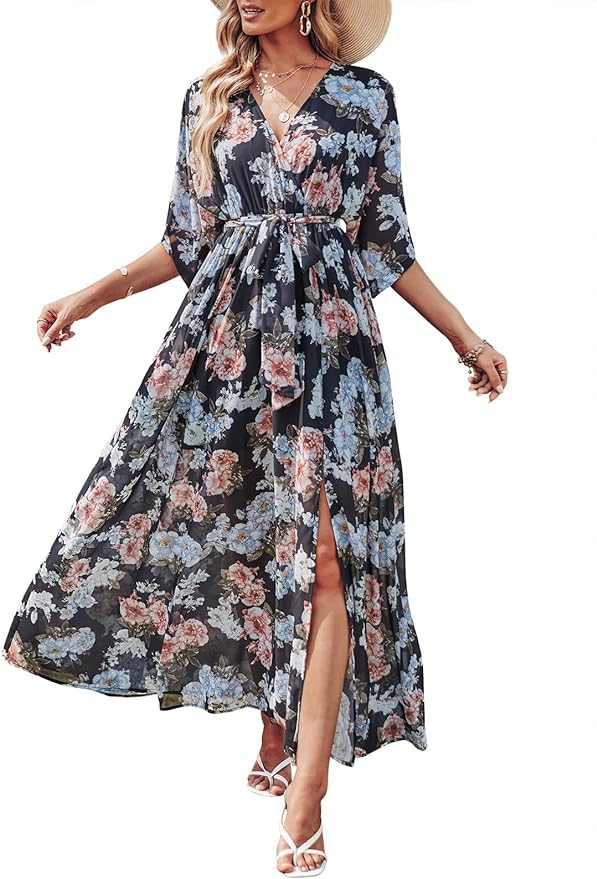 anrabess wrap dress, one of the best spring dresses on amazon