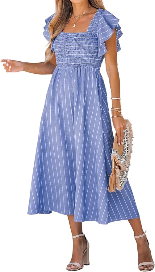cupshe striped dress, one of the best spring dresses on amazon