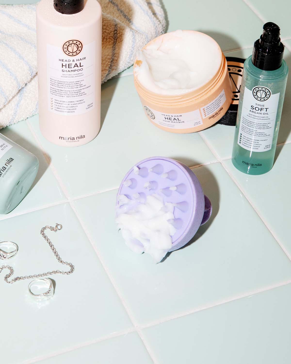 maria nila masque and scalp brush, from our mother's day gift guide