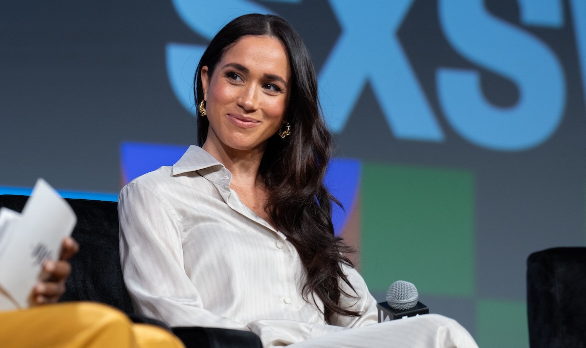 Meghan Markle sits on a panel at SXSW.