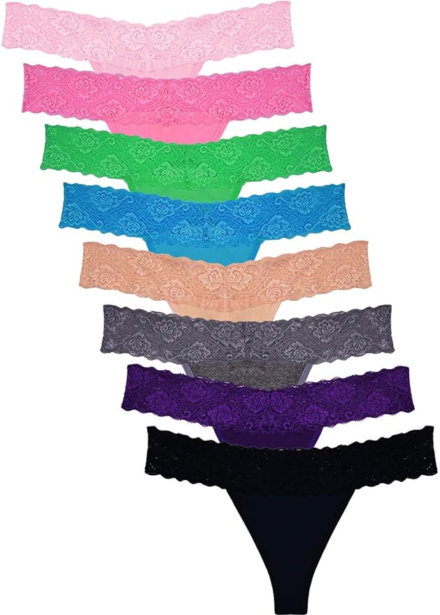 multicolored sunm boutique lace thongs, best amazon lingerie