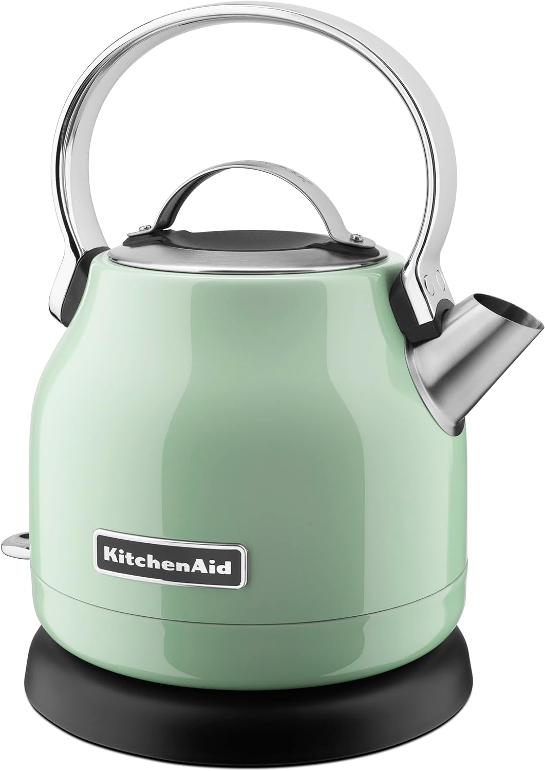 a mint green kitchen aid electric kettle